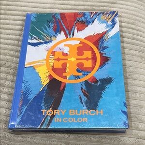 Tory Burch Vibrant Blue Multi Hardcover Art Book